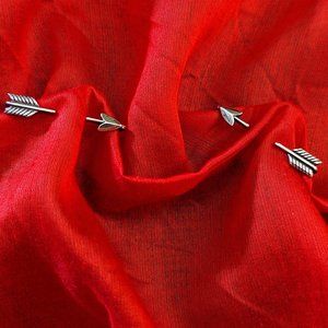 Valentines Cupid's Arrow Vintage Sterling Screw-on Earrings